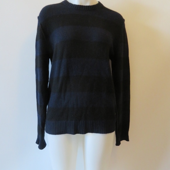 CHRISTOPHER FISCHER 100% CASHMERE  STRIPE SWEATER  M - Picture 3 of 5